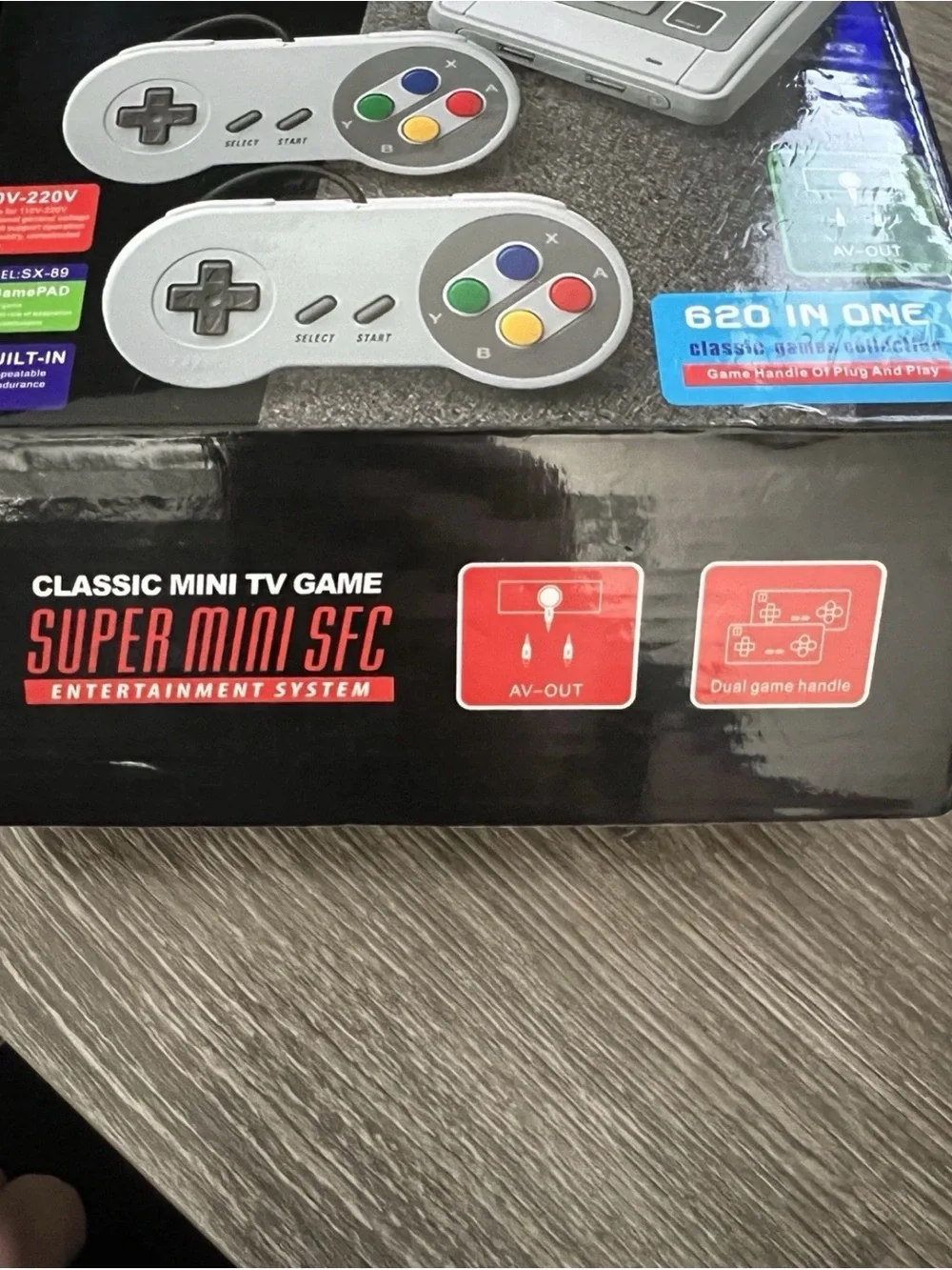 Super Mini SFC Classic TV Game Console With 620 Built-In Games PARTS ONLY